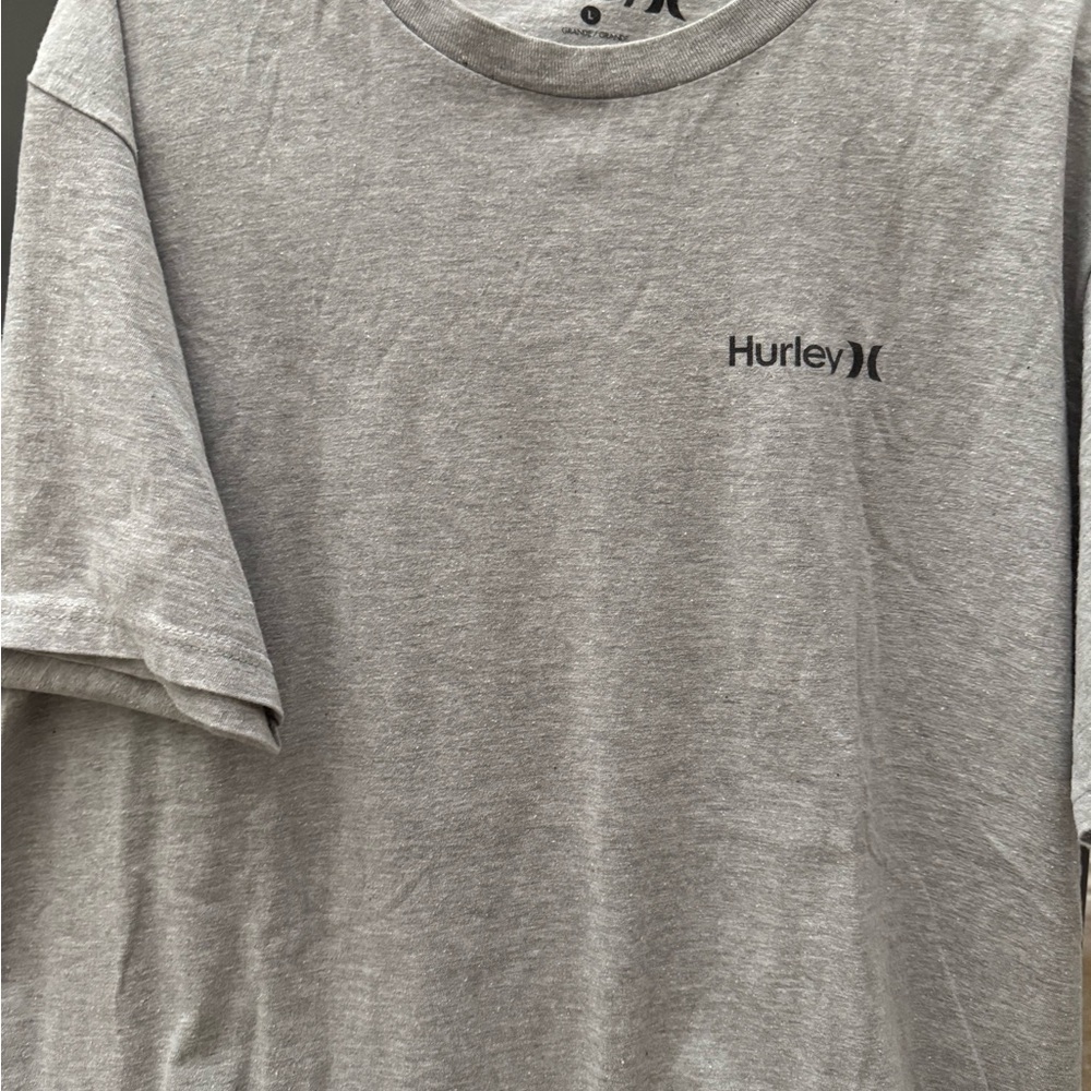 Hurley Light Gray Short Sleeve Tee